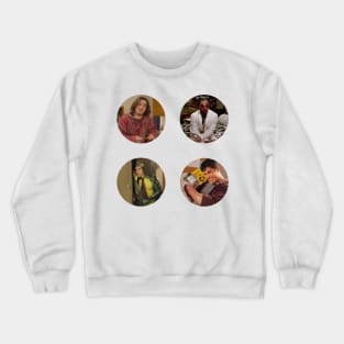 Nick and Schmidt Sticker Pack Crewneck Sweatshirt